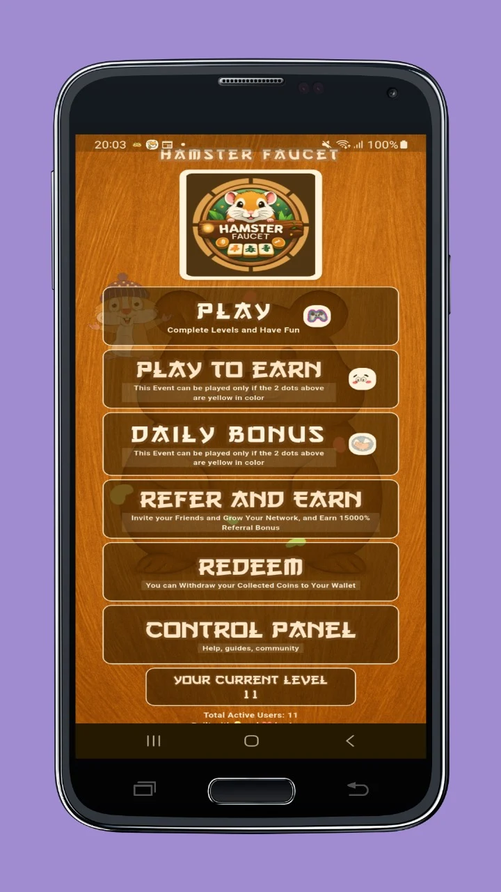 Hamster Faucet - Collect HMSTR screenshot